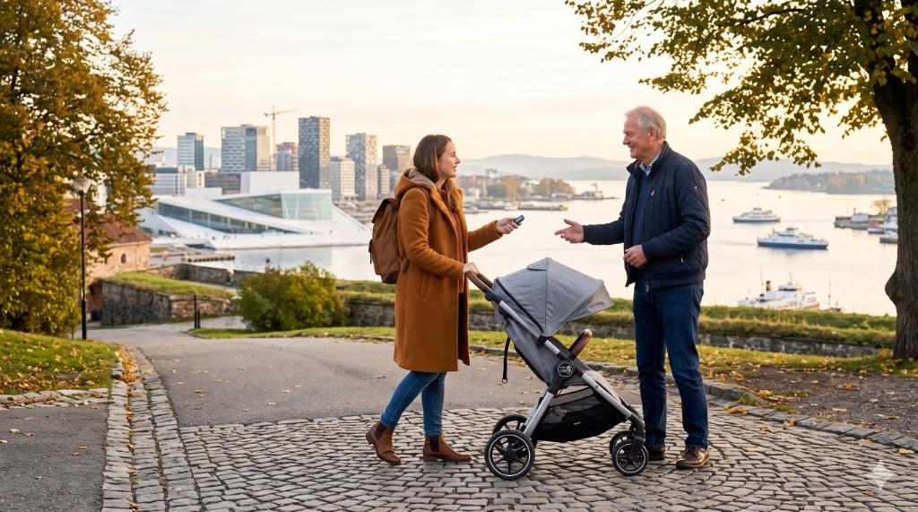 Lei barnevogn i Oslo — trygt og rimelig av privatpersoner