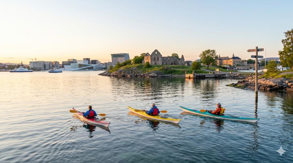 Lei kajakk i Oslo — padle til øyene i Oslofjorden